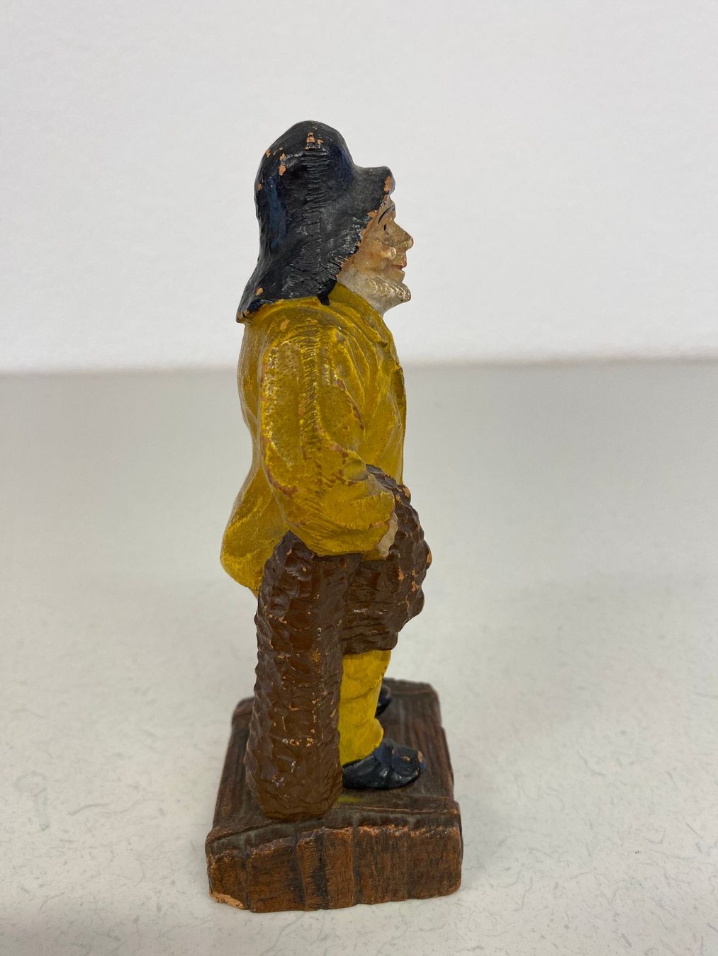 Statuette: Vintage handgeschnitzte Holzfigur, Seemann – Usato da Niederhelfenschwil venduto da Chleeblatt1938 3