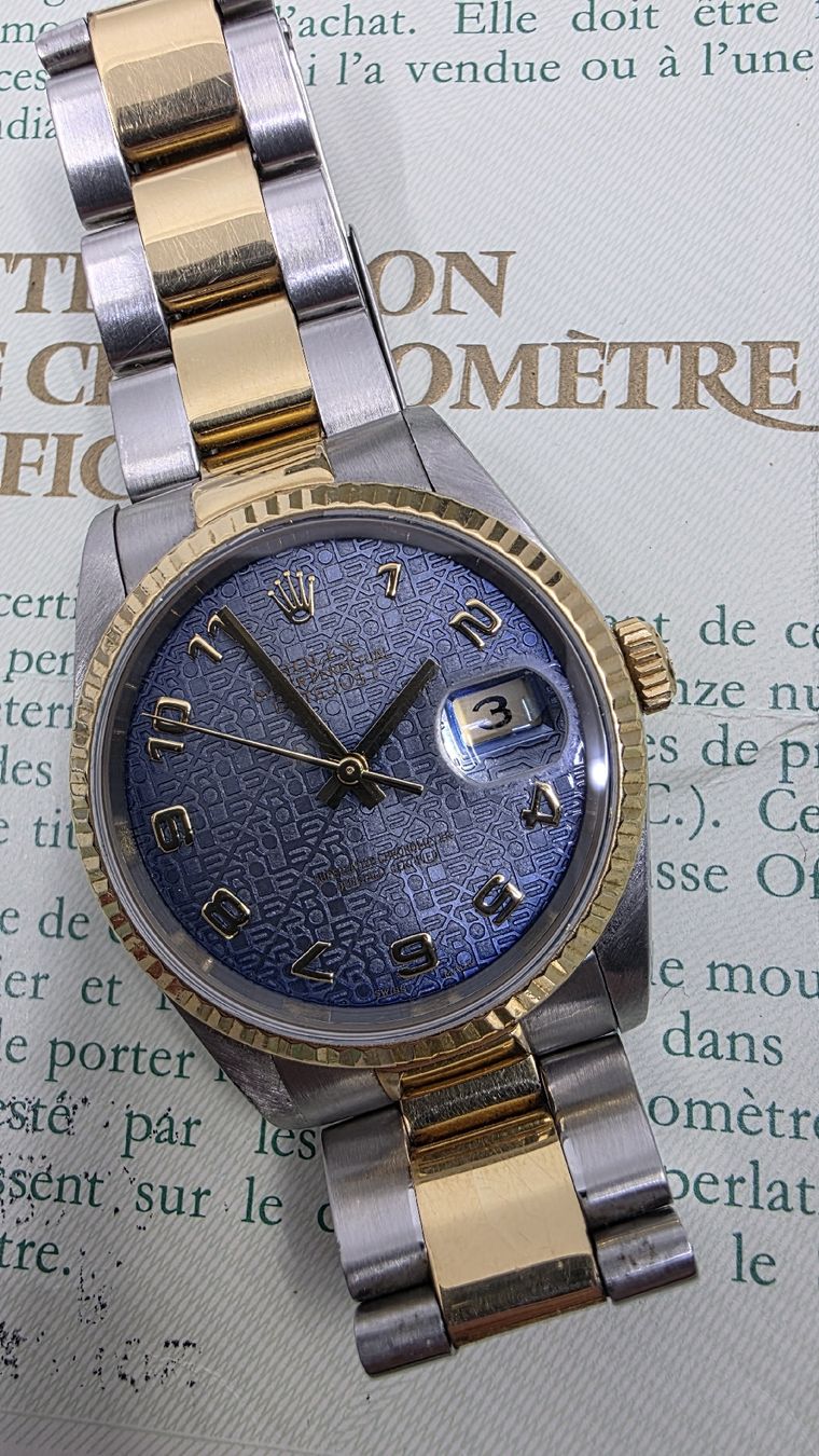 Rolex Orologi: SELTENE Rolex Datejust 16233 Full Set – Usato da Oberuzwil venduto da Dmercedes 2