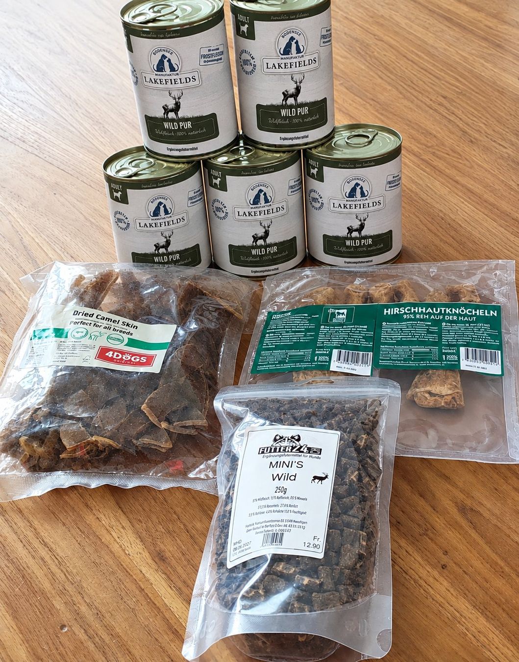 Mangimi: Hundefutter/Leckerlis Lakefield Hirsch neu – Nuovo e nell'imballaggio originale da Flaach venduto da Bobby777