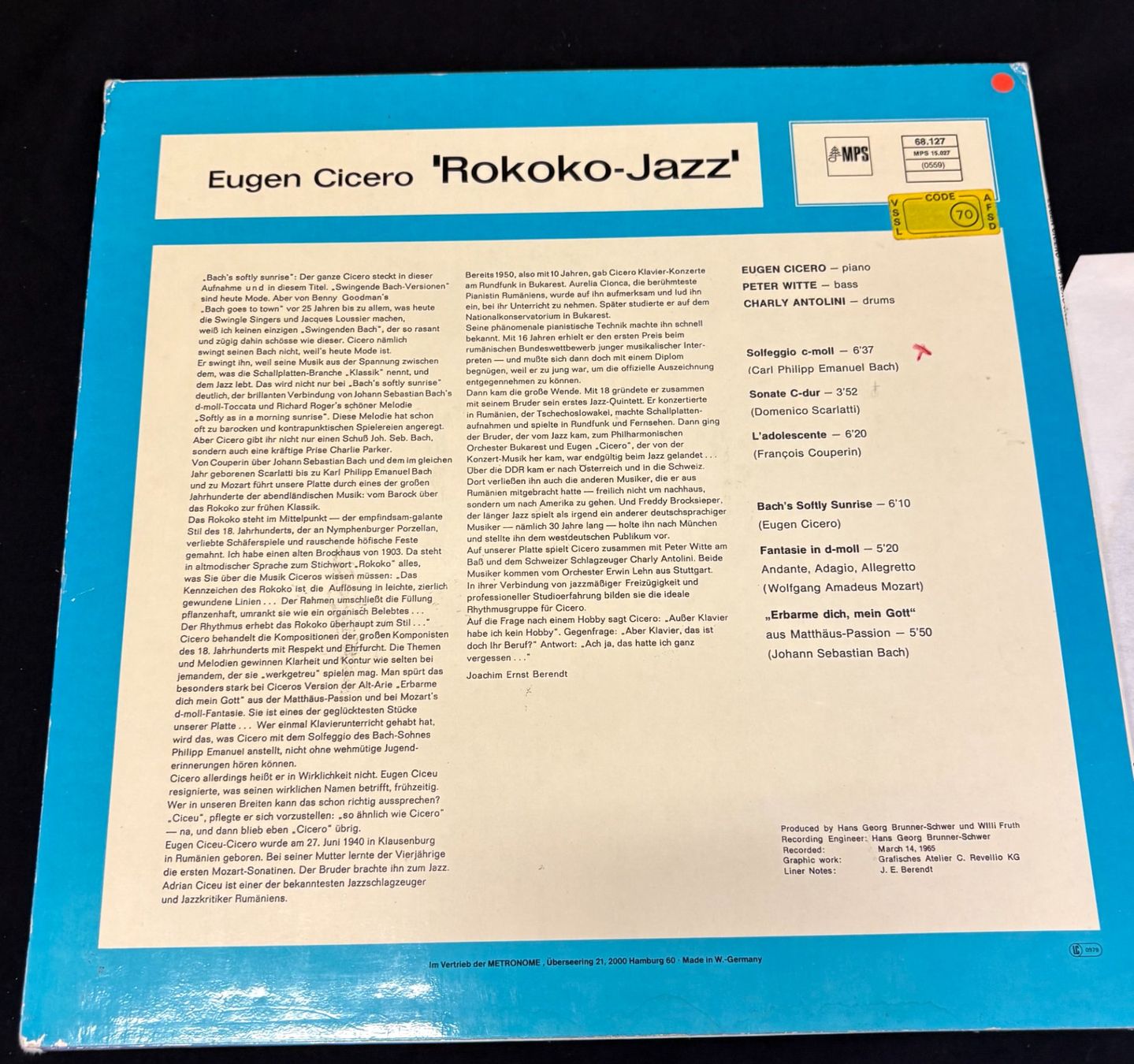 Dischi in vinile: Schallplatte - Klassische Musik 3Stk. – Usato da Zürich venduto da Drahtzug 3