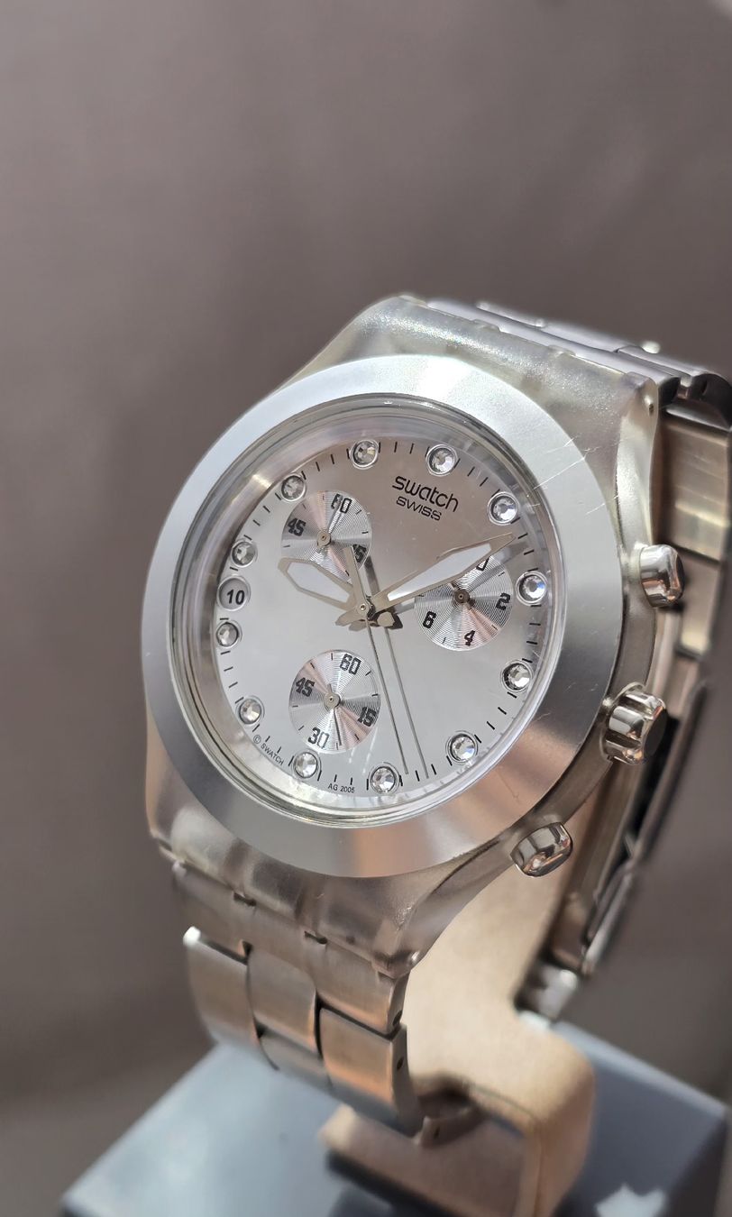 Swatch Uhren: Swatch Irony Diaphane Chronograph Date 43,1mm – Gebraucht aus Minusio von AGSuhren 3