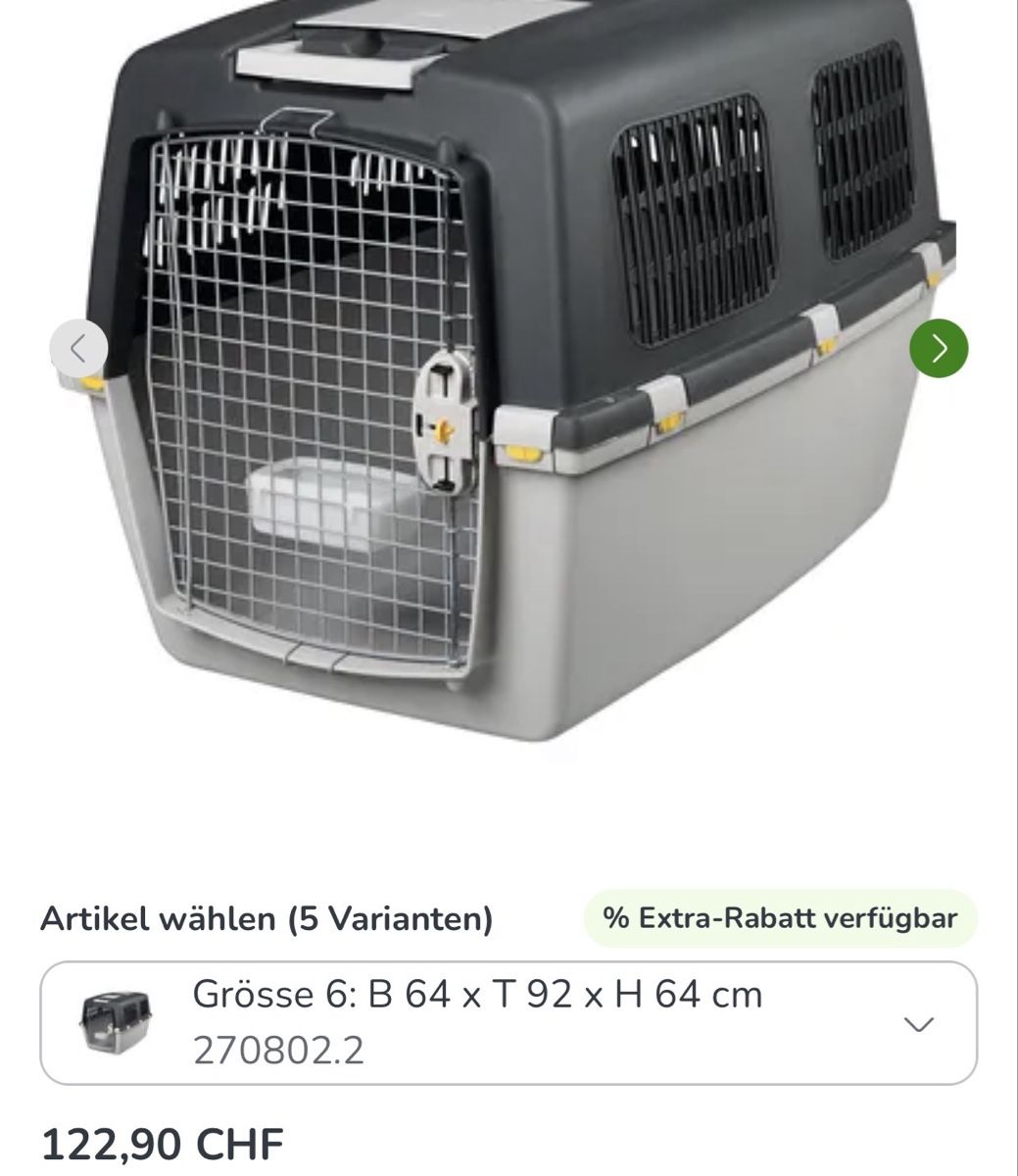 Liege- & Schlafplätze: XL Hundebox  – Gebraucht aus Oetwil an der Limmat von stephang06 3
