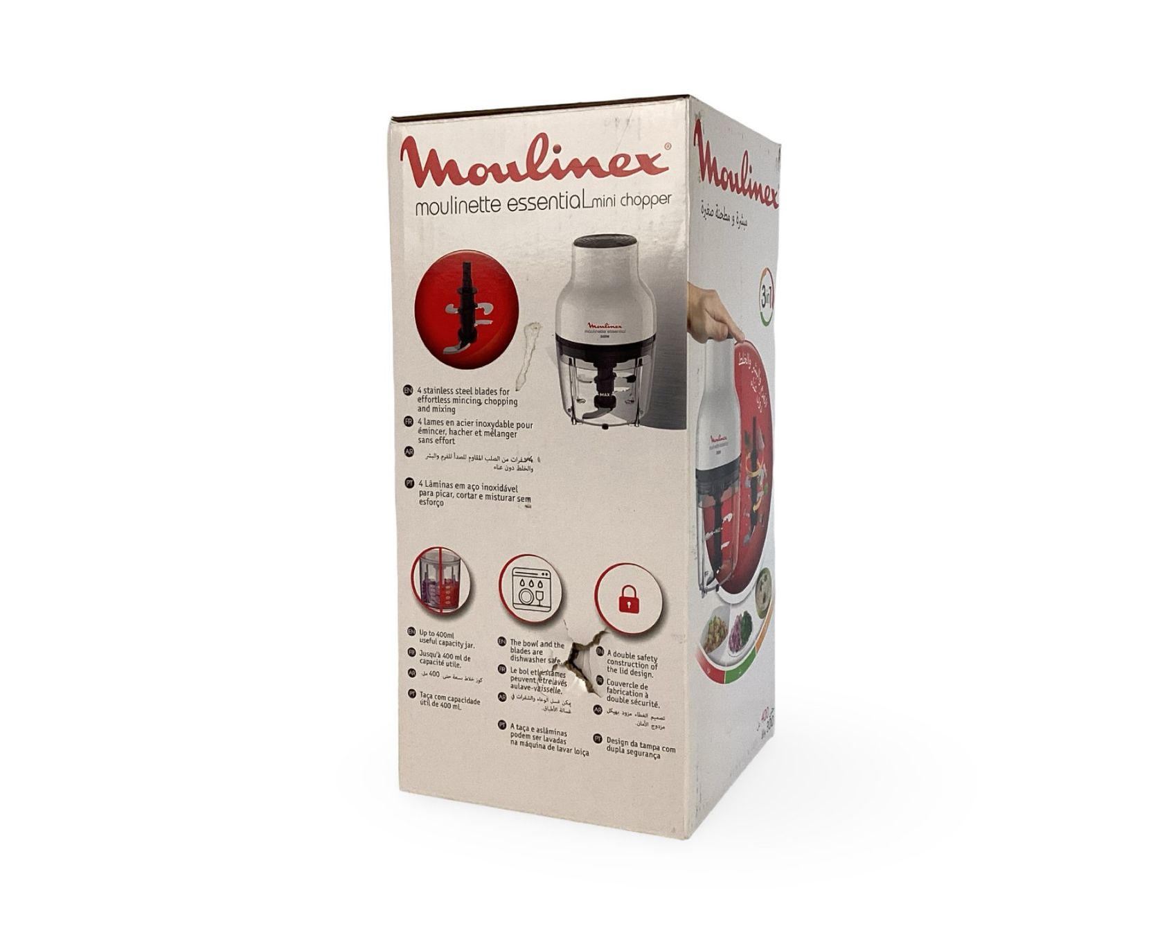 Moulinex Elettrodomestici da cucina: MOULINEX mulinette essential 3-in-1 mini chopper – Nuovo (secondo la descrizione) da Zürich venduto da Restwert_Zuerich 1