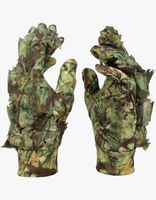 Tarnhandschuhe Ghillie 3D Camouflage Wald Neuwertig 