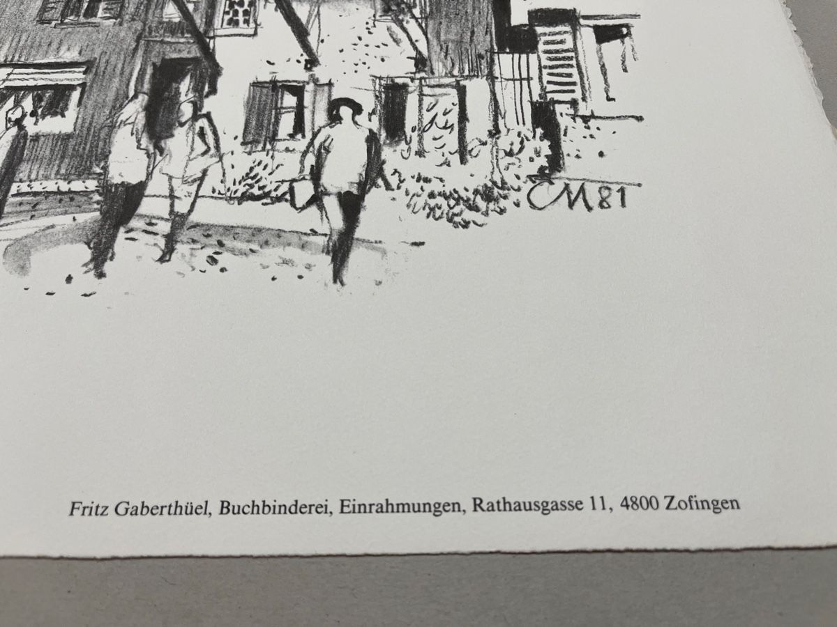 Grafica & Litografie: aus Grafiksammlung Lithografie von Cedric Meyer – Usato da Gelterfingen venduto da liq-nator 6
