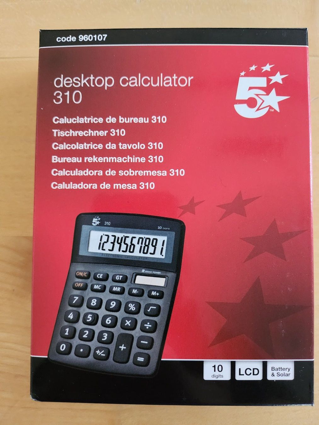 Calcolatrici tascabili: Taschenrechner Desktop calculator 310 – Nuovo e nell'imballaggio originale da Wila venduto da Datalog