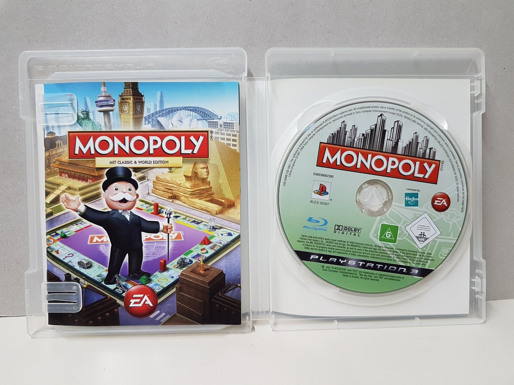 Sony Spiele: Sony PS3  Monopoly mit Classic World Edition – Gebraucht aus Schüpfheim von Games_Spielkonsolen