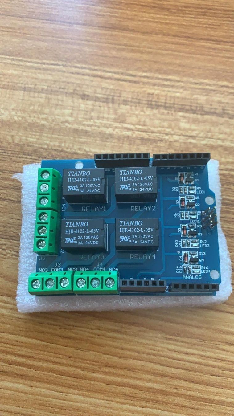 Componenti elettronici: Relay Relais  Shield für Arduino – Nuovo e nell'imballaggio originale da Gebenstorf venduto da RetroFuture