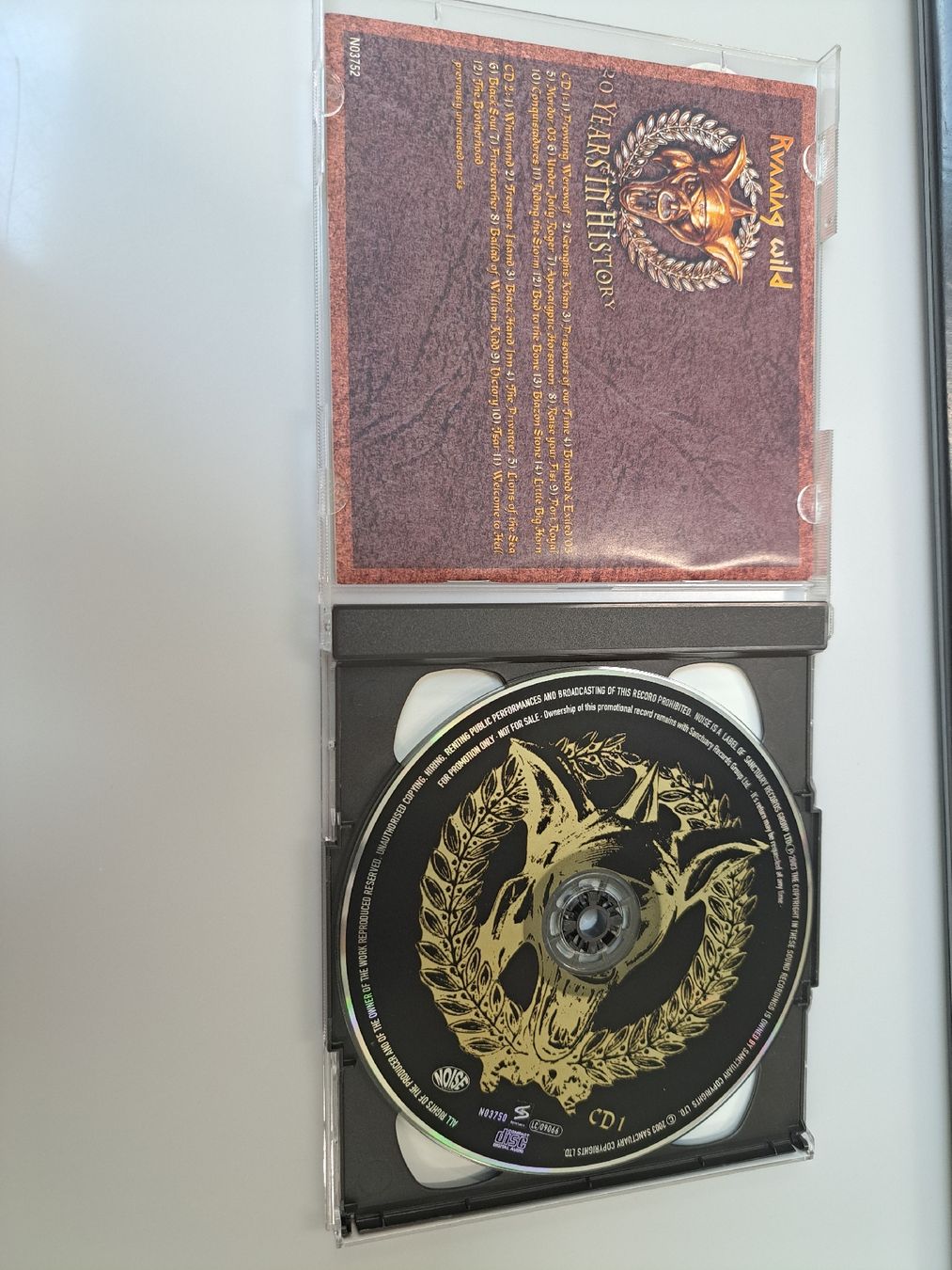 CDs: CD Running Wild - 20 Years In History – Gebraucht aus Sierre von ronhextall 1