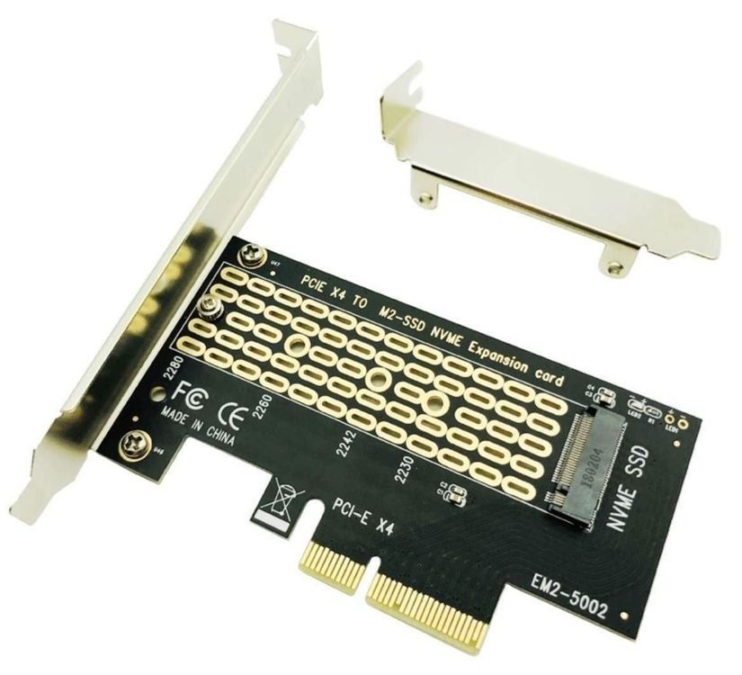 Unità & Adattatore: PCIe to M.2 NVMe Adapter – Nuovo e nell'imballaggio originale da Sursee venduto da allduino