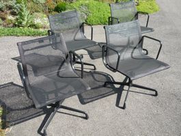 4 Alu Chair EA107 Stühle Sessel Bürostüle Eames Vitra Miller
