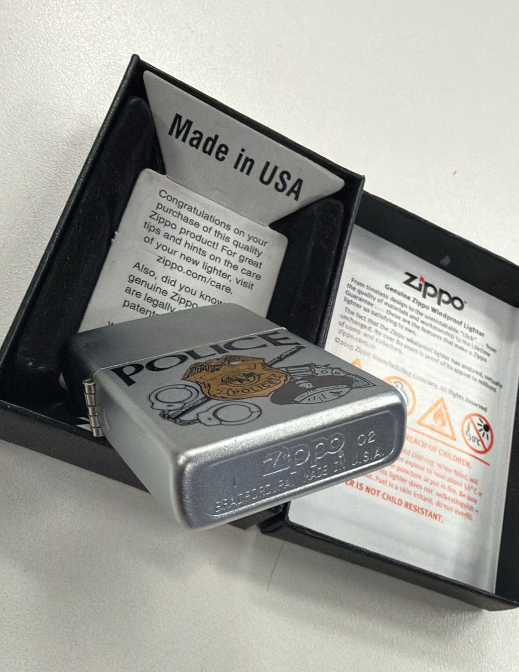 Zippo Accendini: ZIPPO FEUERZEUG POLICE – Usato da Zürich venduto da freioccasionen 4