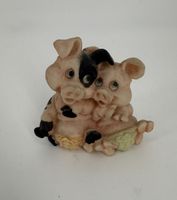 Deko Figur Keramik Schwein Made in Italy