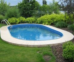 Piscine Ovale Azuro Ibiza.