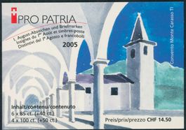 2005 - Pro Patria - Markenheftchen - Ersttag ET