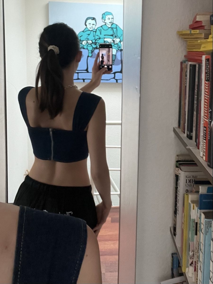 Top: Denim Bustier Top – Usato da Cham venduto da max_q5dz 3