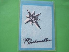 Weihnachtskarte Nr.  22  handgemacht