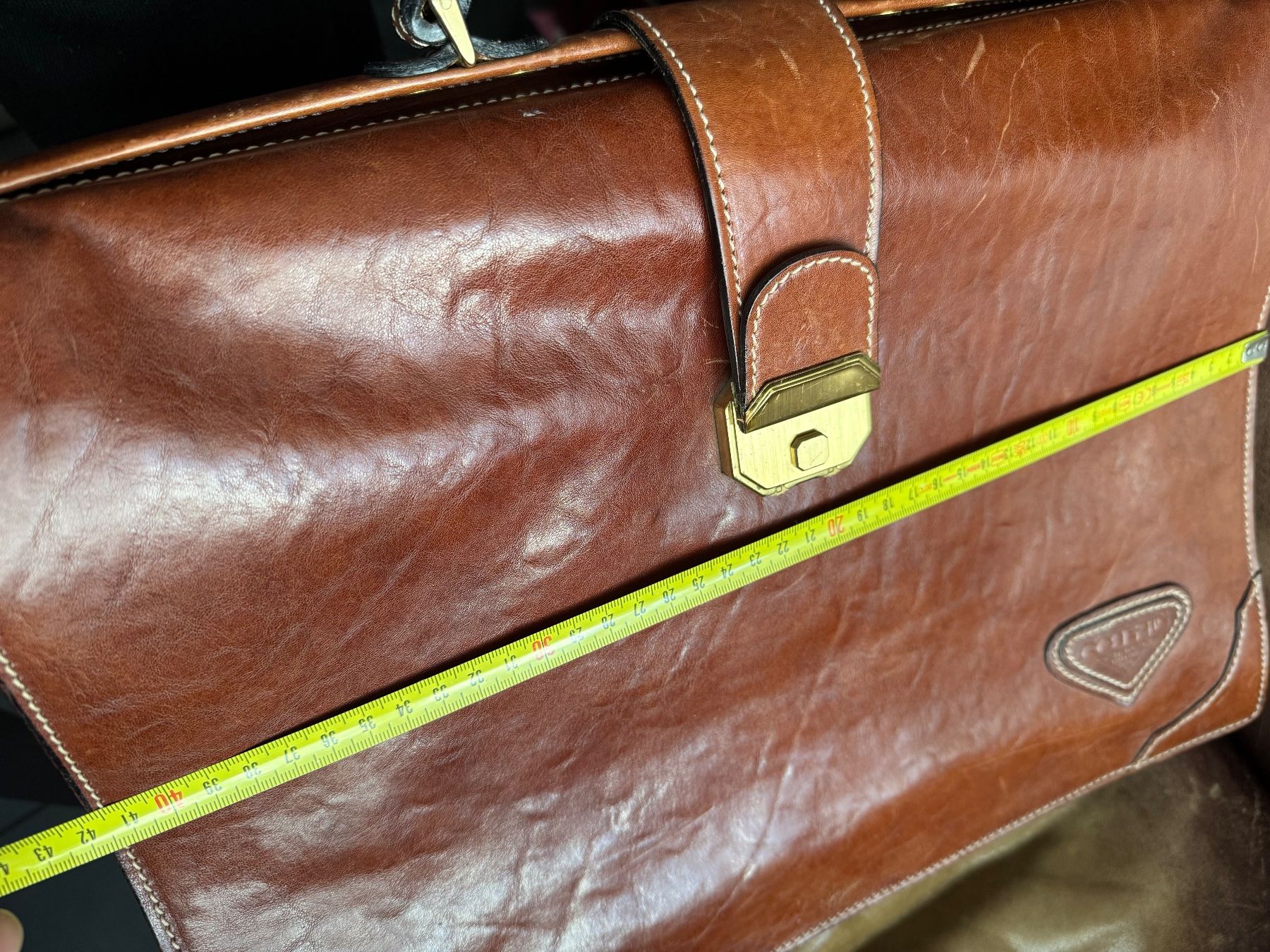Valigie & Borse: Vintage Ledertasche Aktentasche – Usato da Obfelden venduto da cesarina10 7