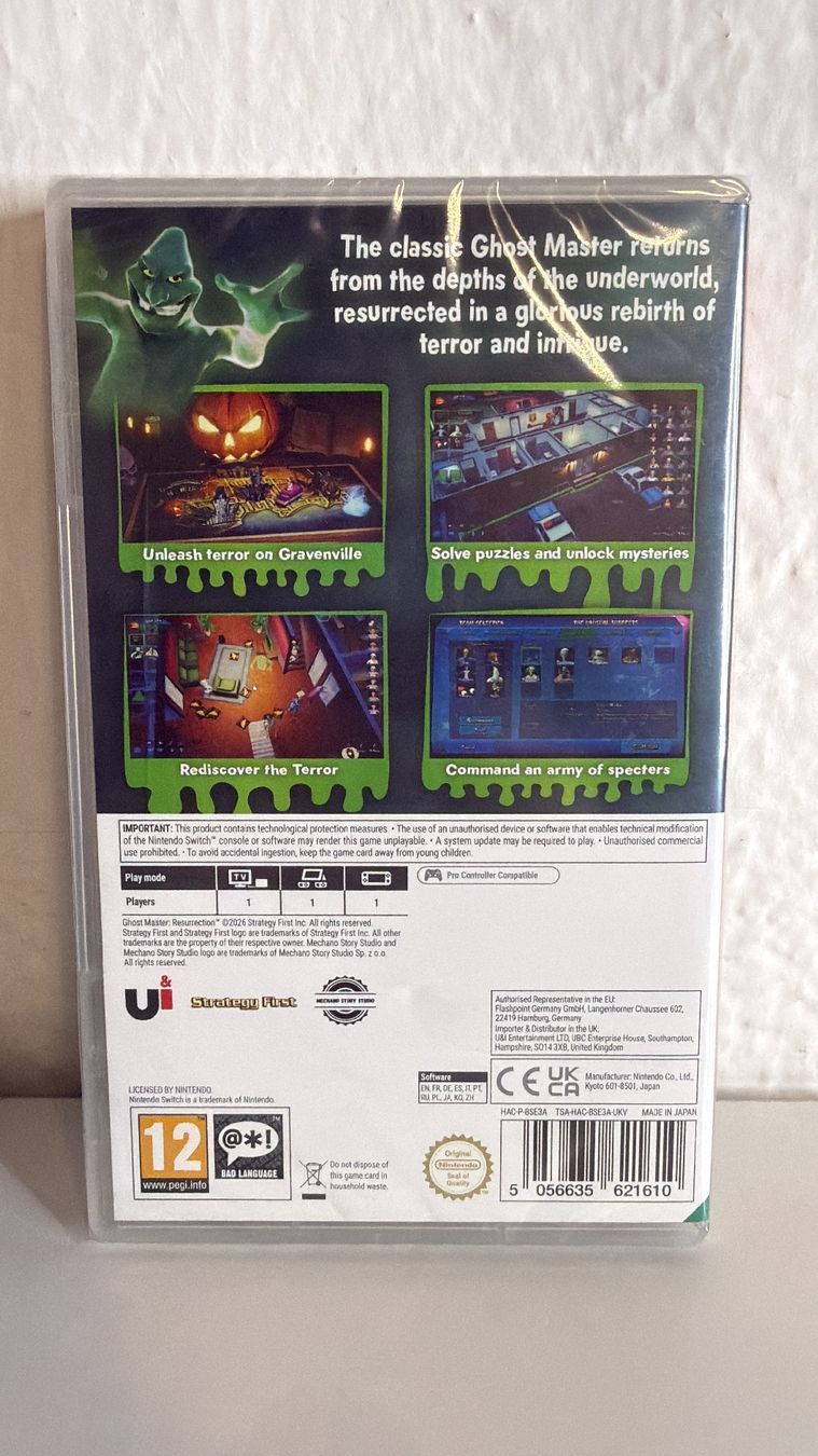 Giochi: Nintendo Switch Ghost Master Resurrection neu eingeschweisst – Nuovo e nell'imballaggio originale da Ehrendingen venduto da lax21 1