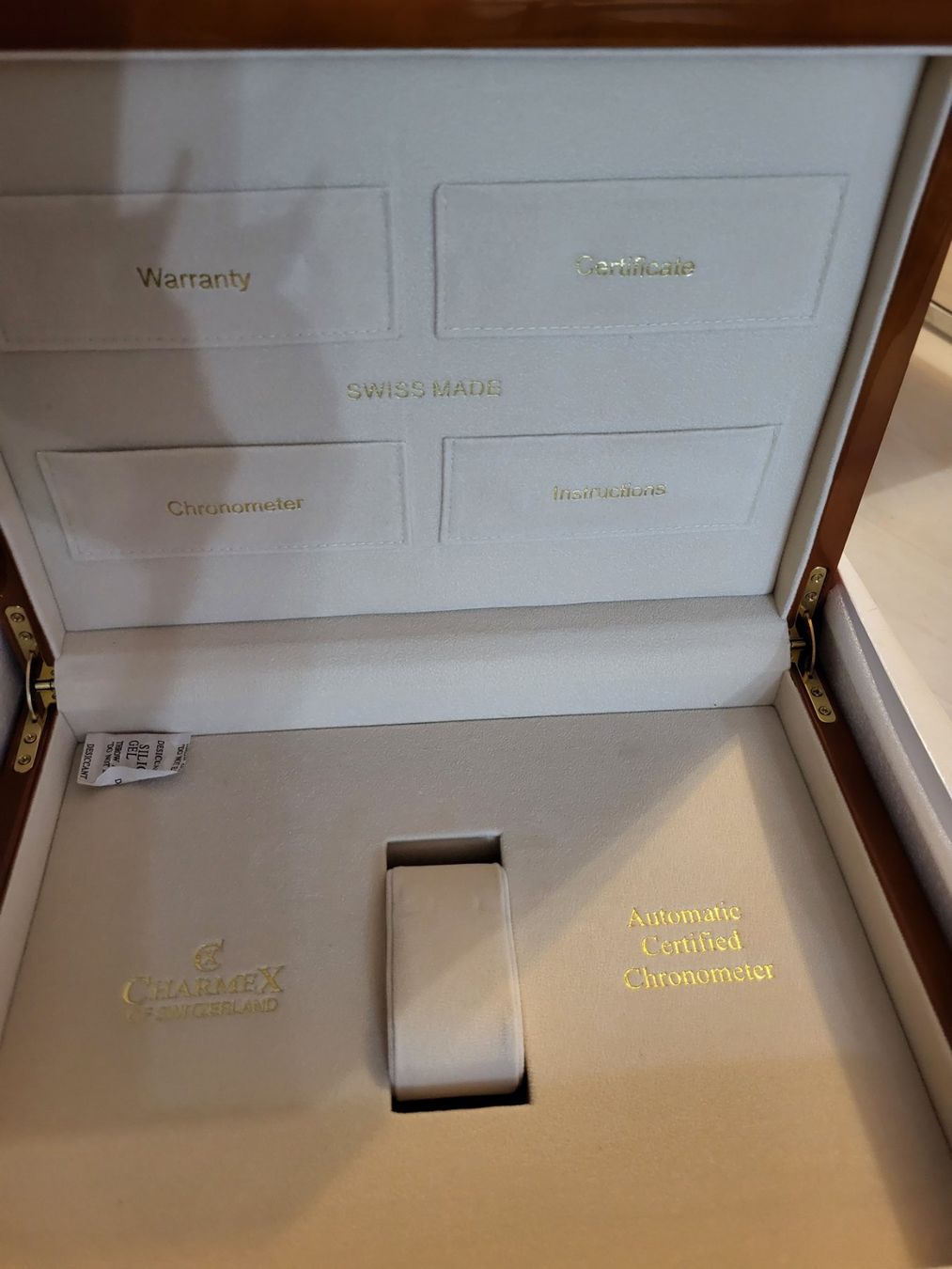 Scatole porta orologi: 2 x Charmex uhren&schmuck box Neu! – Nuovo e nell'imballaggio originale da Riehen venduto da tamola67 3