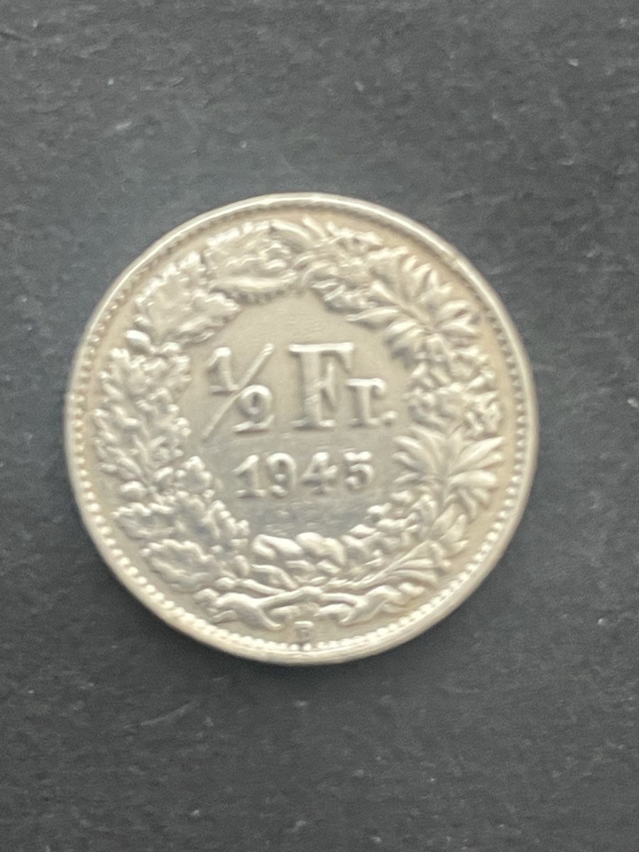 Tutti le monete: -.50 Silber CH Jahr 1945 – Usato da Meierskappel venduto da Hala03 1