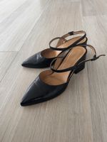 Pomme D'Or Pumps / Sandalen mit Absatz, schwarz - Gr. 39
