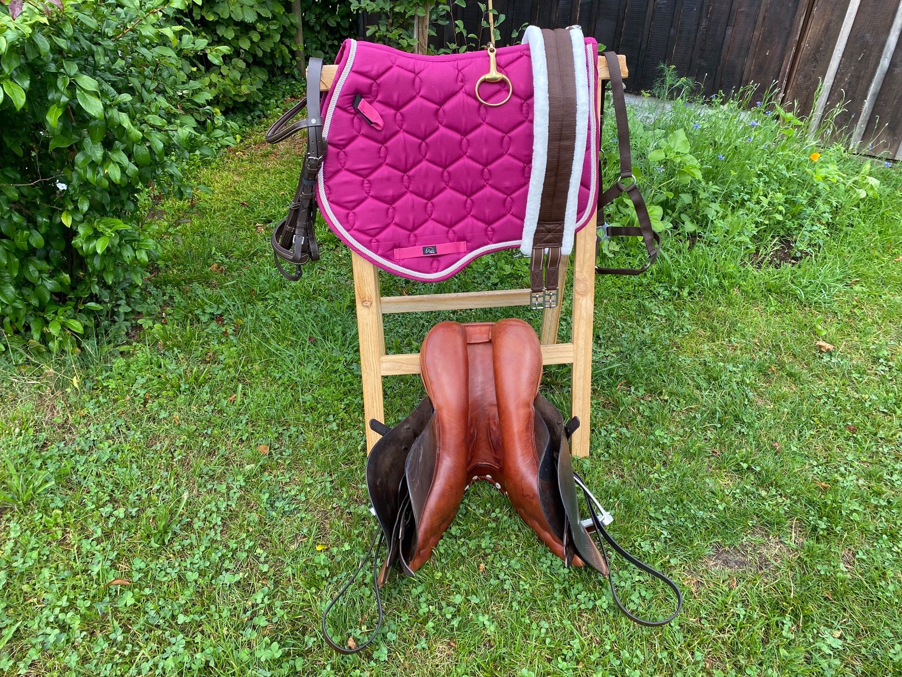 Selle & Accessori: schöner Frank Baines Vielseitigkeitssattel – Usato da Feldbach venduto da Fea1 9