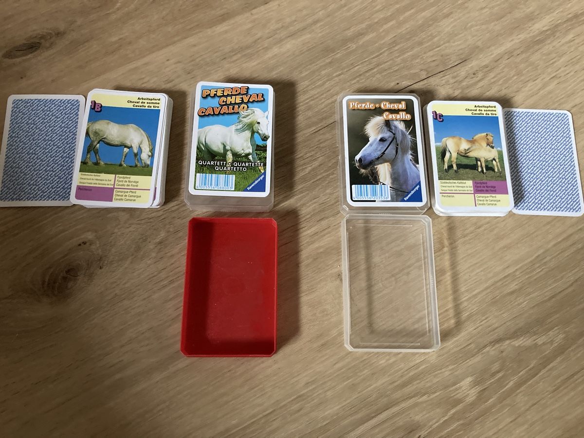 Ravensburger Spiele: Pferde Quartett Spielkarten Lernkarten Tiere Kinder – Gebraucht aus Wichtrach von Queensparkunite