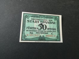 Dt. Reich, Spandau - Notgeldschein