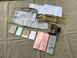 Schweizer Militär Reglemente und Schuhputzzeug