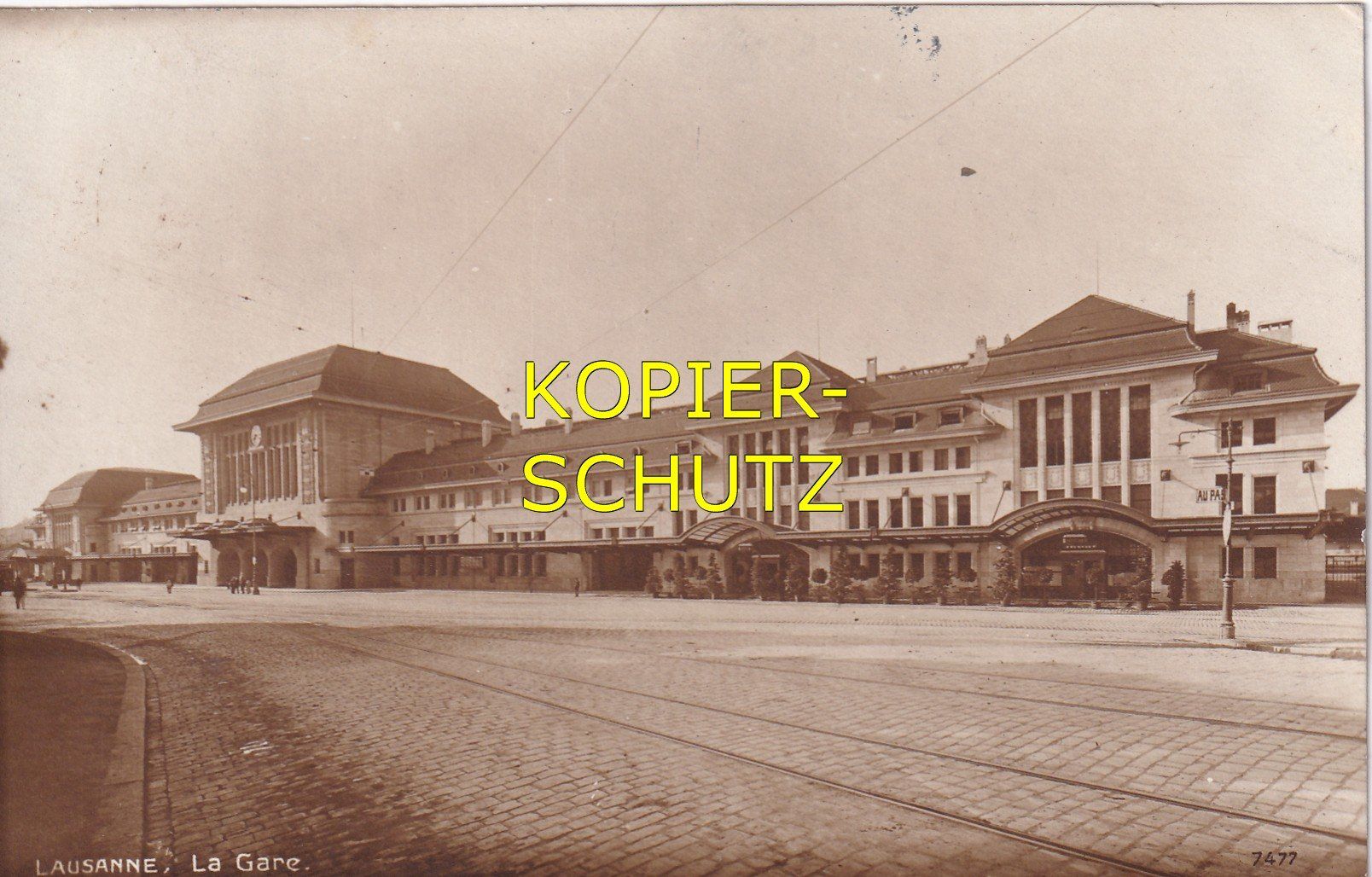 Cartes postales: Lausanne - La Gare – D'occasion à Hombrechtikon par Rudolf07