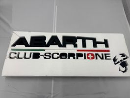 Abarth Club-Scorpione Schriftzug - Seltenes Sammlerstück!