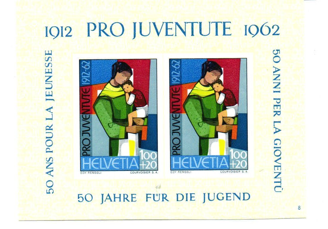 Alle Briefmarken: Pro Juventue 1962 – Gebraucht aus Petit-Lancy von Pimose
