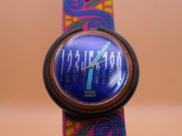 Swatch POP "Sputnik" PWR106, 1990, neue Batterie
