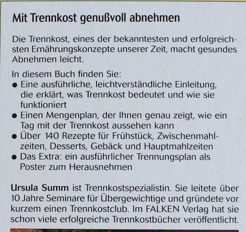 Libri: Trennkost-Küche – Usato da Schlatt TG venduto da annesbuecher 1