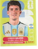 FIFA WORLD CUP 2026 Panini Sticker ARG 7 LEONARDO BALERDI