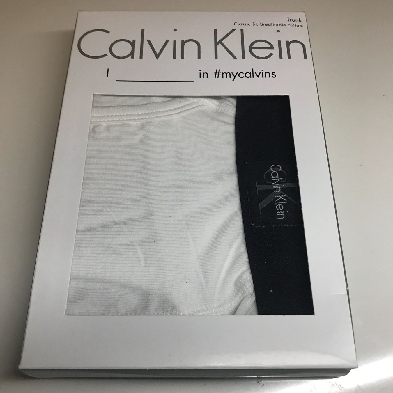 Calvin Klein Unterwäsche: Original Calvin Klein Unterwasche 1 Trunk Gr. S – Neu und originalverpackt aus luzern von ARNI.