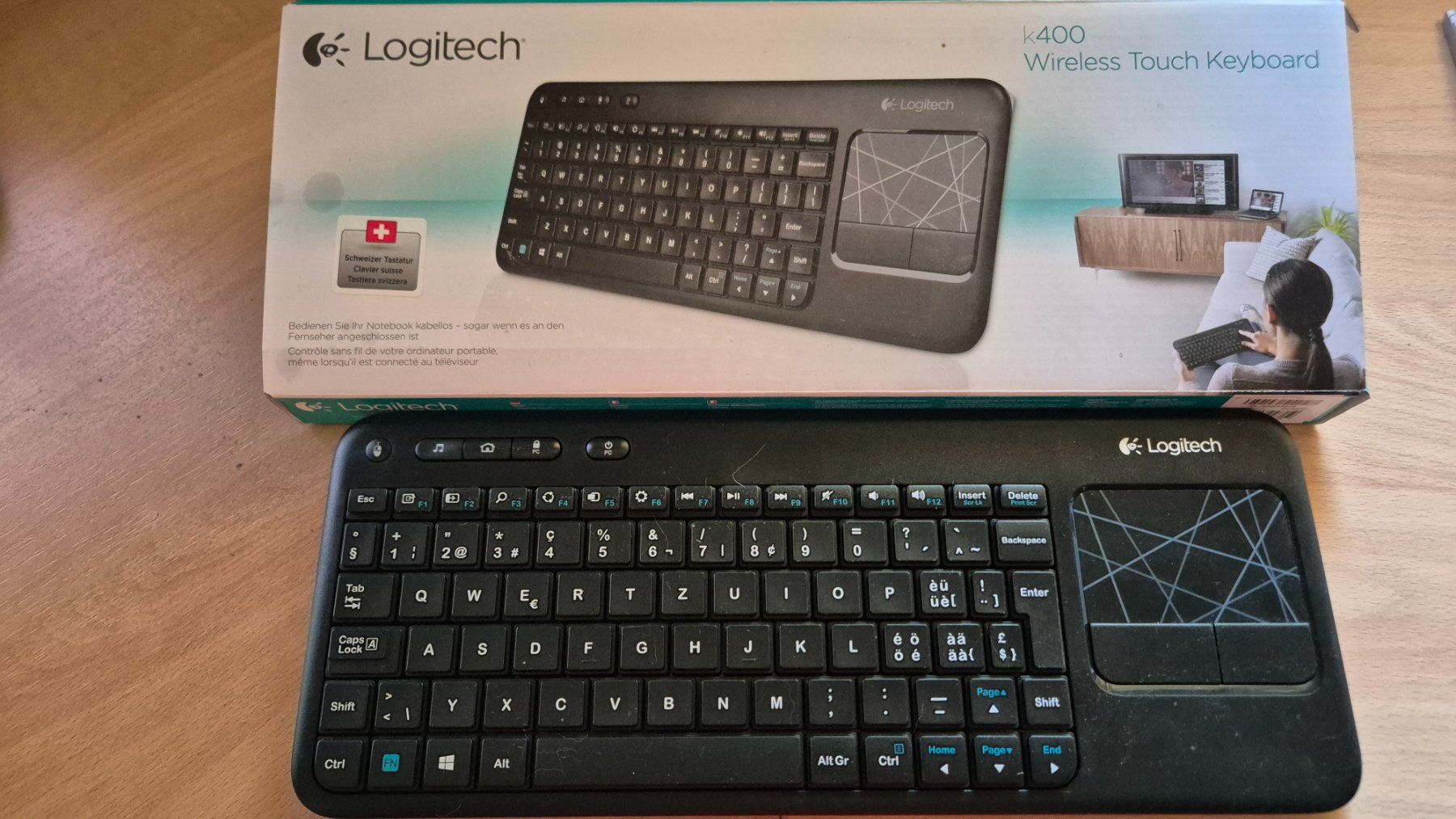 Logitech Tastiere: Logitech k400 Wireless Touch Keyboard neu – Nuovo e nell'imballaggio originale da Bichelsee venduto da mimis7772 1