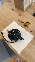 Ventilateur moto noir 12V avec support neuf