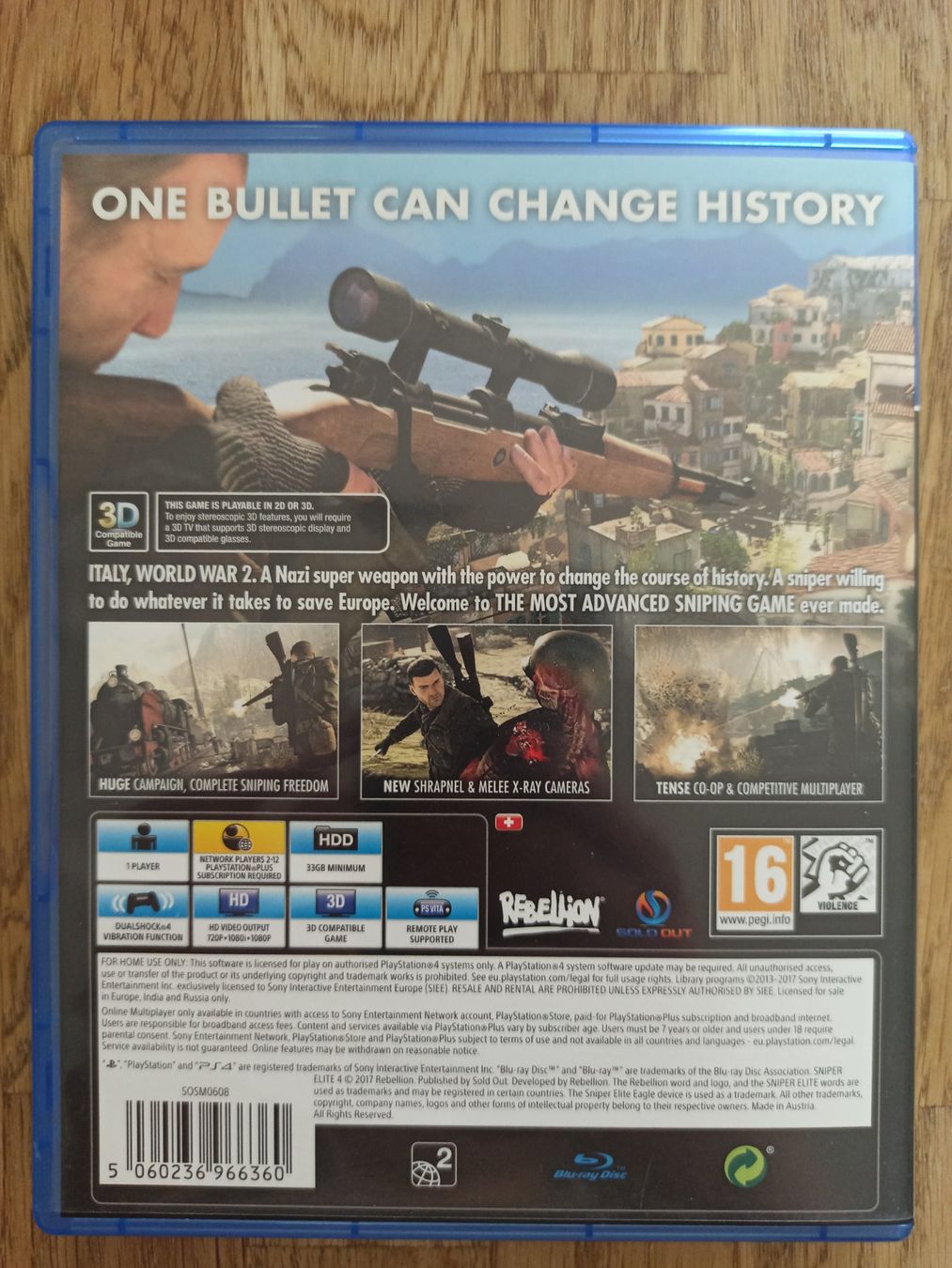 Giochi: Sniper Elite 4 PS4 / PS5  - TOP – Usato da Oberweningen venduto da mar_87mx 1