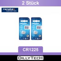 Renata CR1225 Lithium Knopfzellenbatterie - 2 Stk.