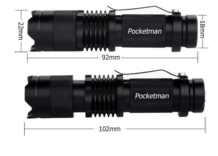 Lampade: MINI LED TASCHENLAMPE MIT 2000 LUMEN - 3 MODI - LED LEUCHTE – Nuovo e nell'imballaggio originale da Kriens venduto da swissgadget 4