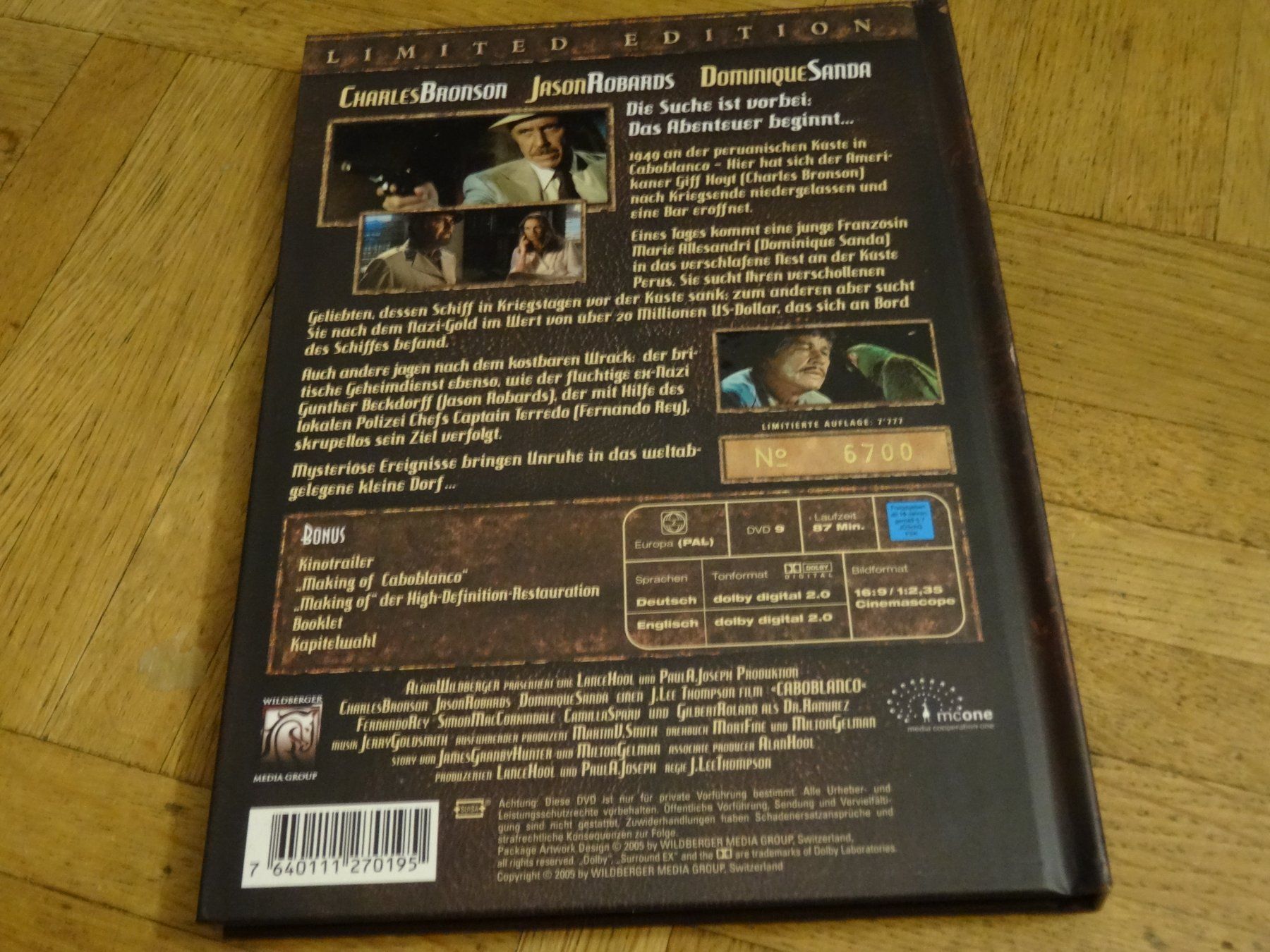 Tutti i DVDs: Cabo Blanco Limited Edition DVD Charles Bronson – Usato da Olten venduto da Disc-Verkauf 3