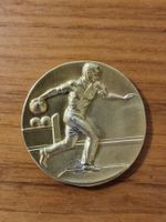 Vintage Bowling Medaille, 1970, Sammlerstück, (D13)