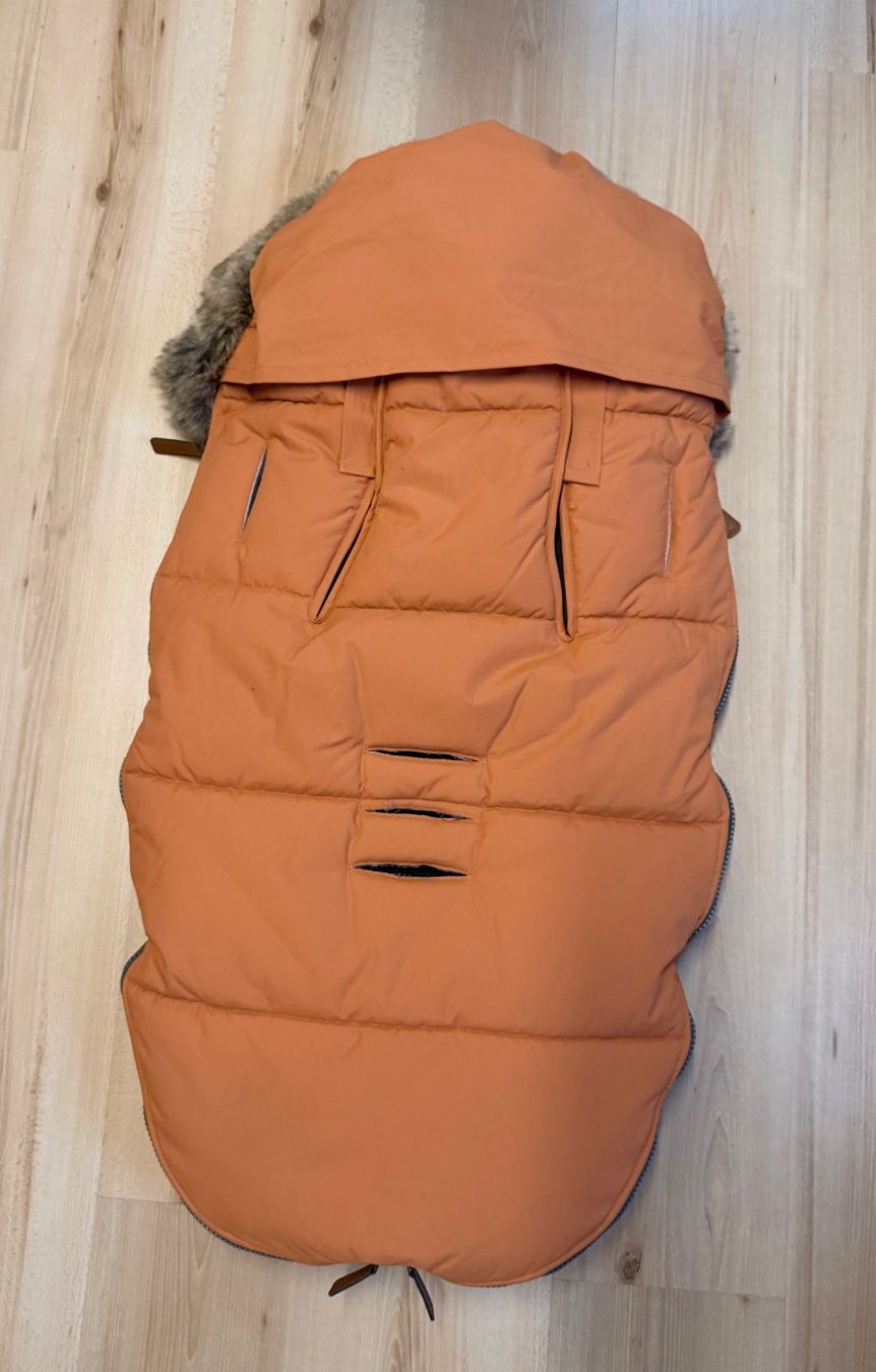 Fillikid Sacchi a pelo: Fusssack Kinderwagen "fillikid" / orange – Usato da Eschenbach SG venduto da aviatorgirl23 1