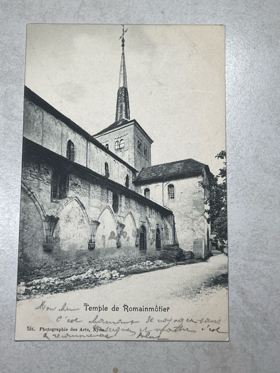 Cartoline postali: Alte Ansichtskarte Romainmôtier, – Usato da Strengelbach venduto da Aschatan5
