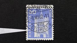 Vollstempel ZÜRICH 22 Fraumünster Geldpost e 8.VIII.62   139