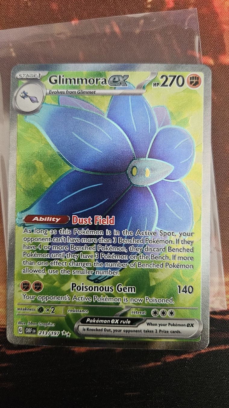 Pokémon Carte collezionabili: glimmora ex 213 /197 – Nuovo (secondo la descrizione) da Castel San Pietro venduto da pie_k8j6