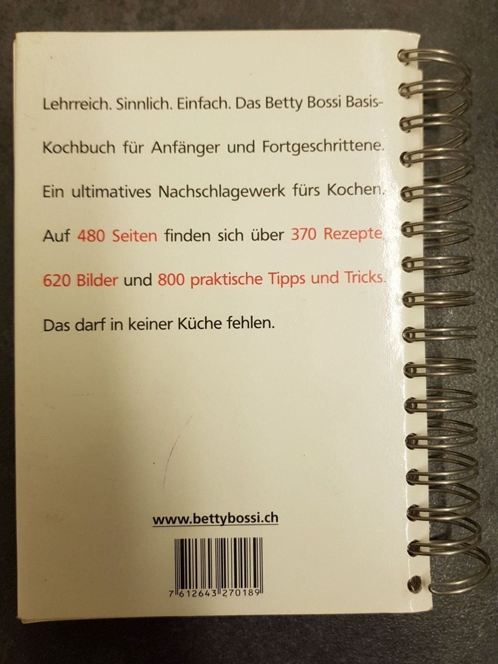 Bücher: Betty Bossi / Das grosse Kochbuch – Gebraucht aus Dietikon von marconi07 1