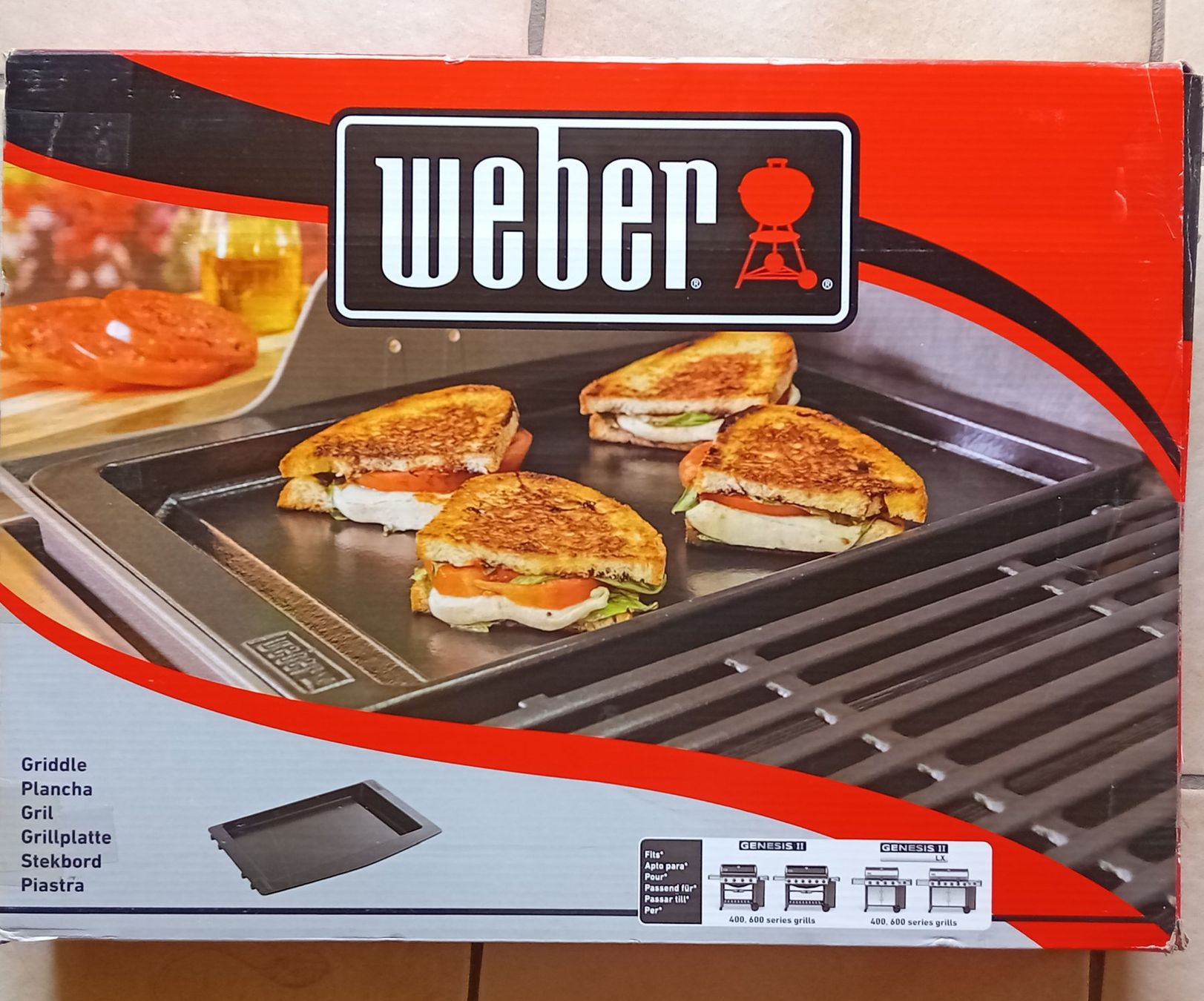 Weber Griglie: Weber Grillplatte Neu und Orginal verpackt – Nuovo e nell'imballaggio originale da Niederbipp venduto da Bea.